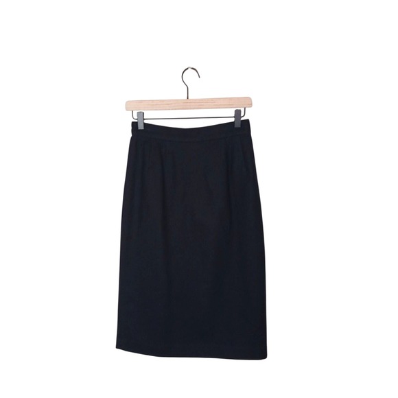 Sag Harbor Dresses & Skirts - Sag Harbor Womens Size 8 Navy 100% Wool Pencil Skirt Career Office Classic